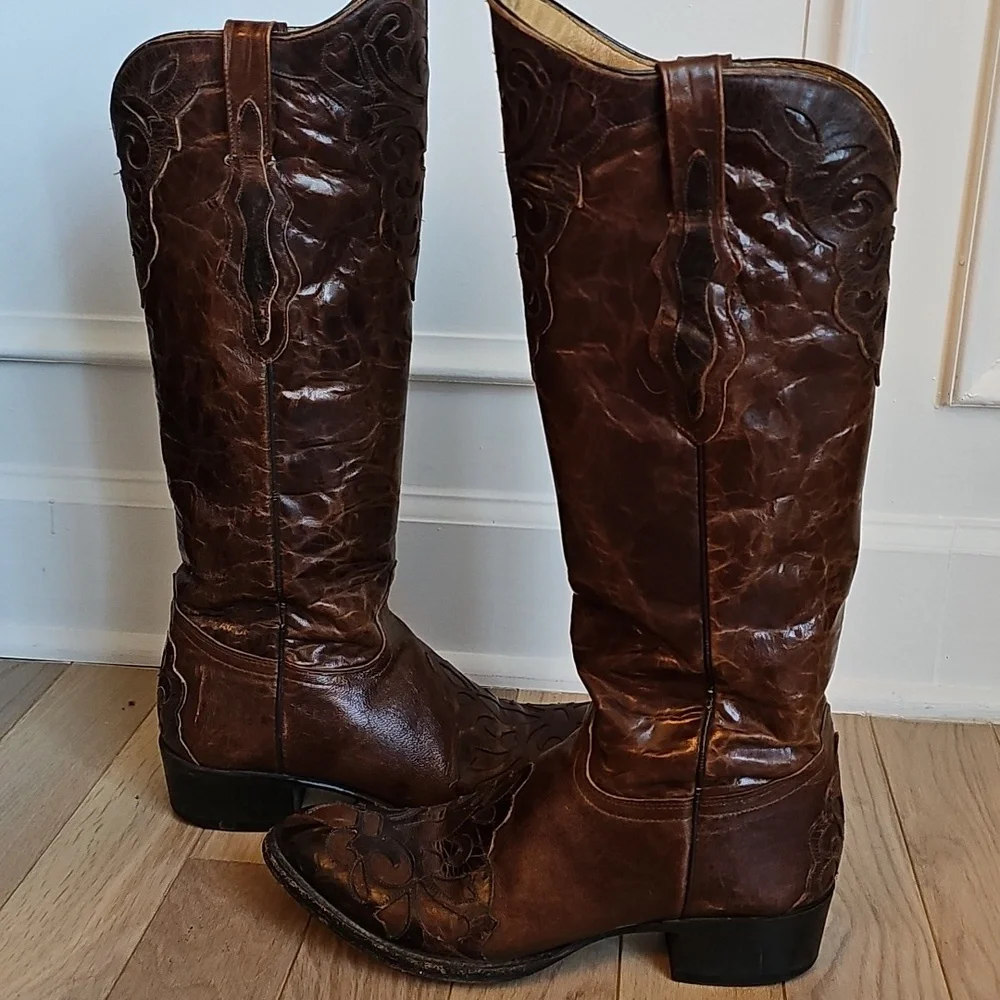 Women's Johnny Ringo Puma Brown 15" Boots JRS806-14 Womens 8.5 - Picture 2 of 15